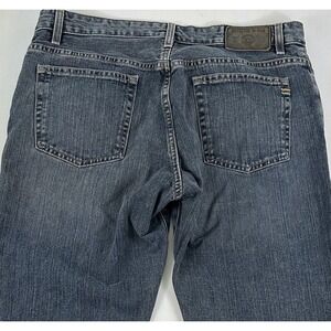VTG Eddie Bauer Bootcut Jeans Men actual 34x29 Blue Denim Cotton‎ Relaxed